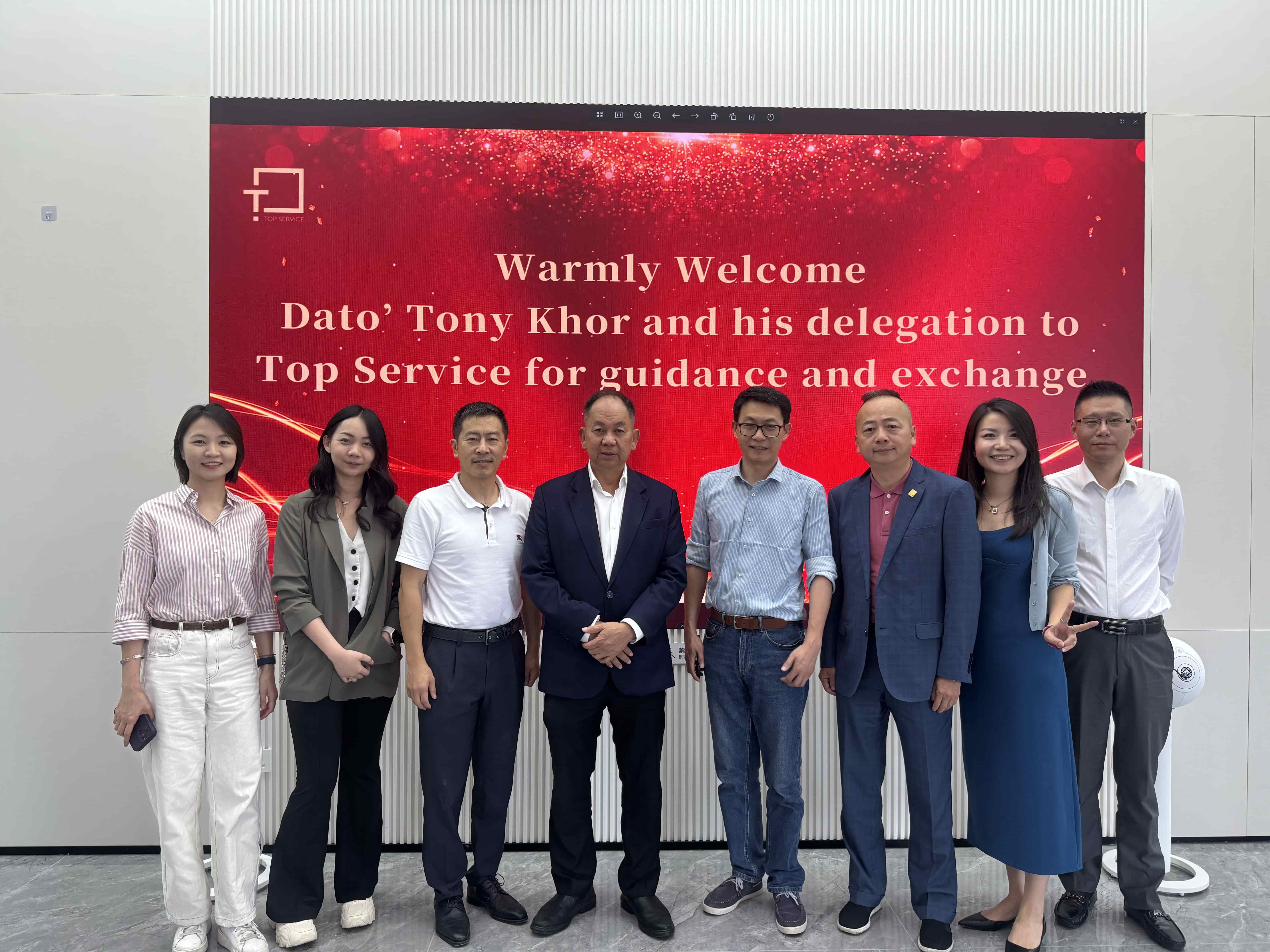 Headquarters and Malaysian Dato' Tony Khor Explore New Opportunities for Cooperation in Used Car Extended Warranty Services.